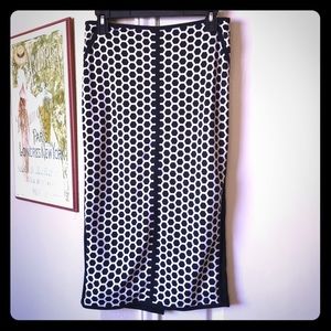 Worthington Black & White Pencil Skirt